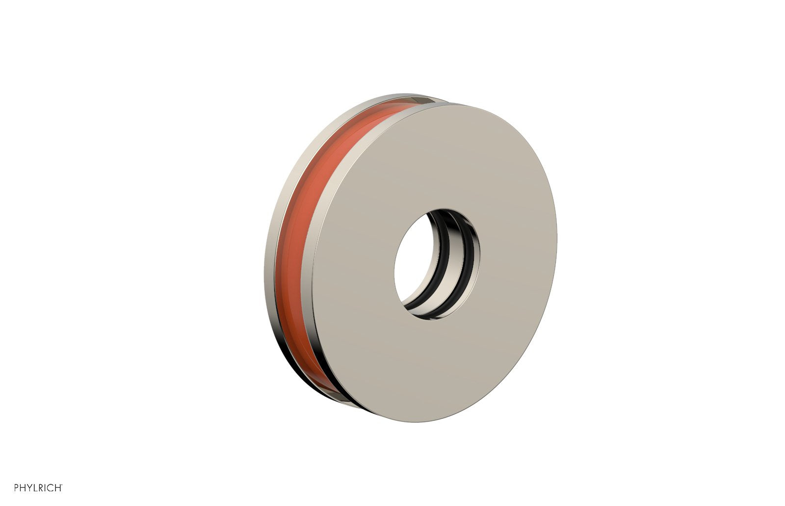 Phylrich Round Flange with "Orange" Accent