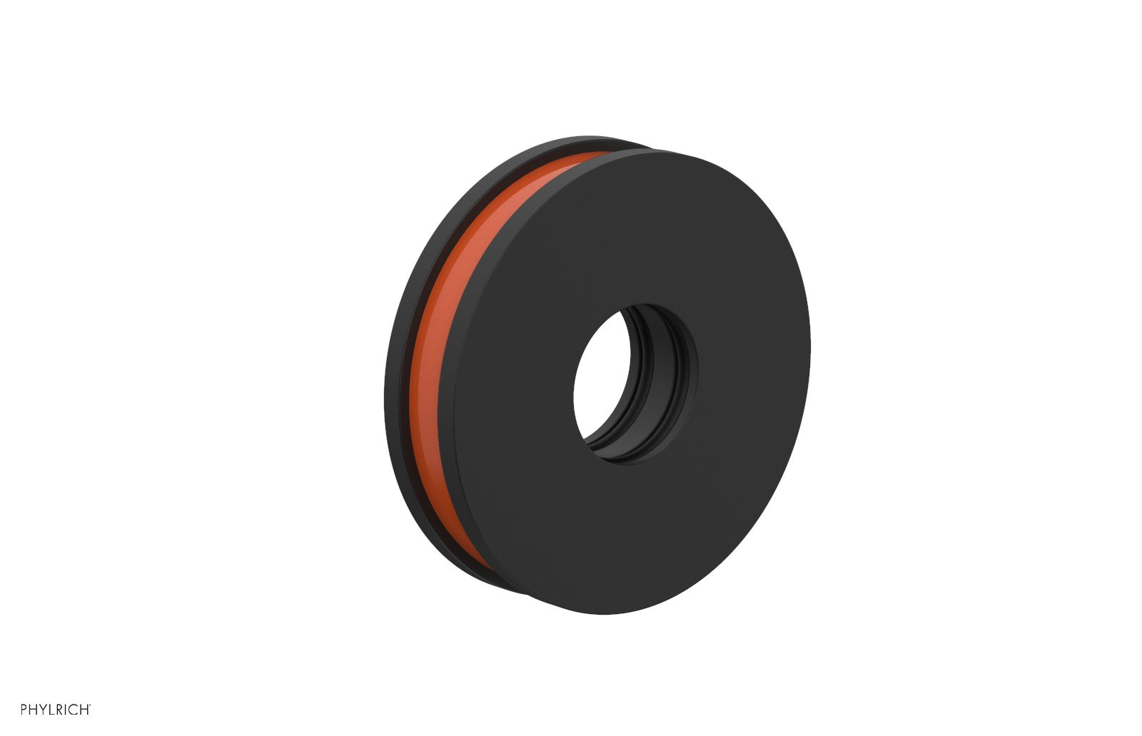 Phylrich Round Flange with "Orange" Accent