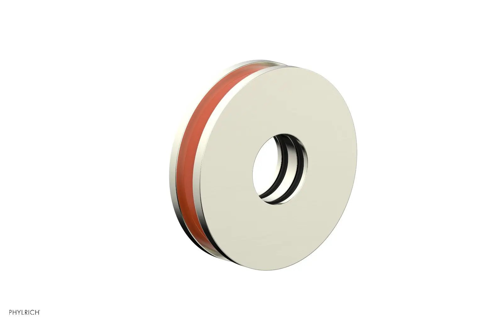 Phylrich Round Flange with "Orange" Accent by Phylrich