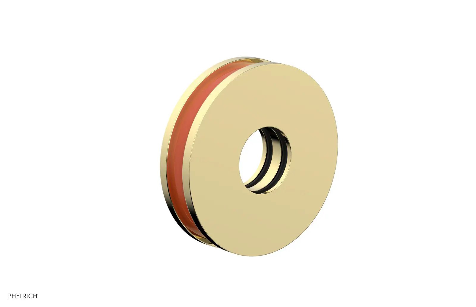 Phylrich Round Flange with "Orange" Accent by Phylrich