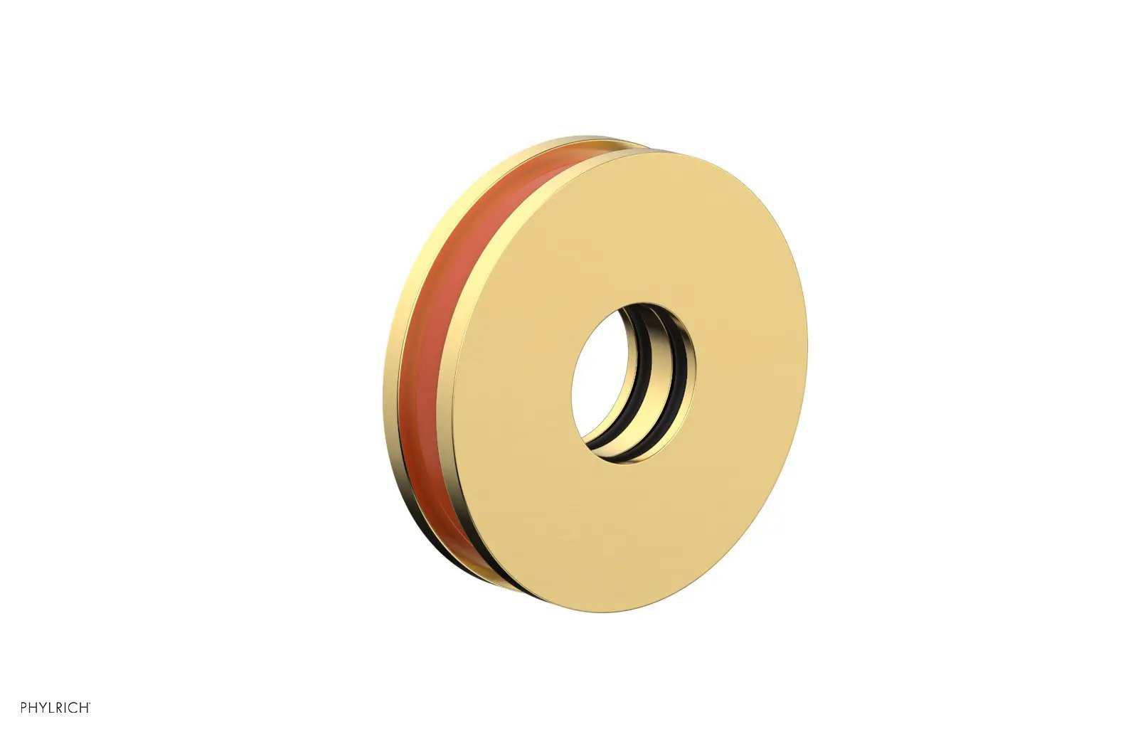 Phylrich Round Flange with "Orange" Accent by Phylrich