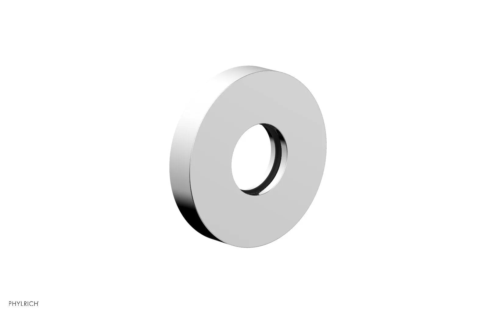 polished chrome flange