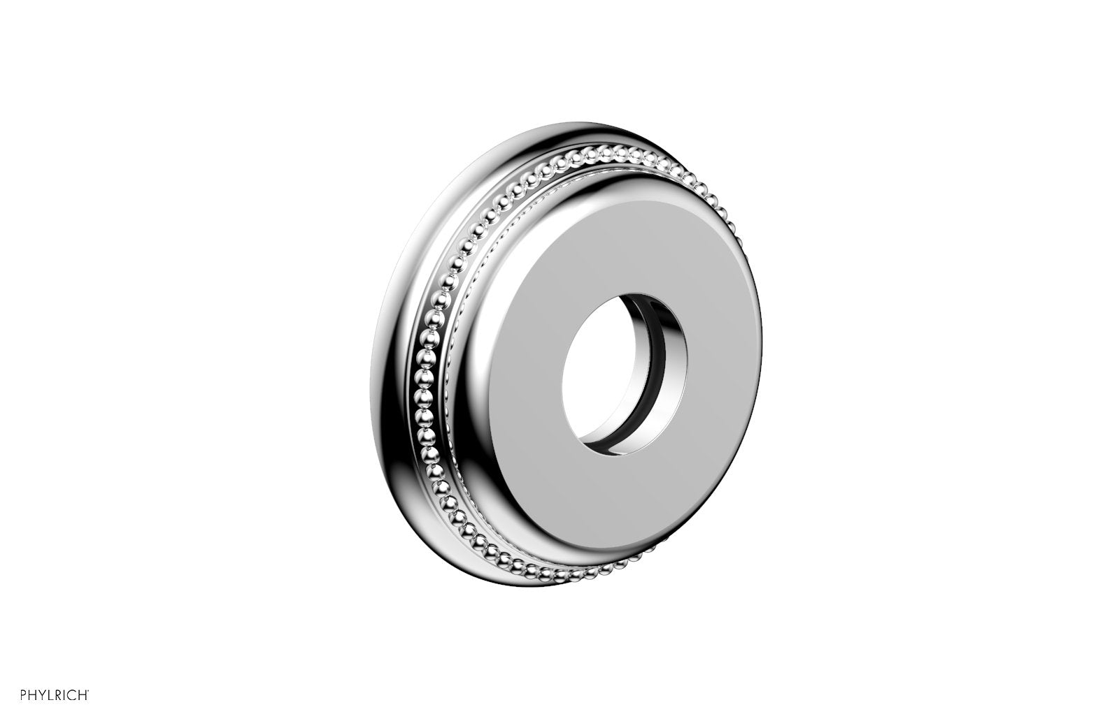 polished chrome flange