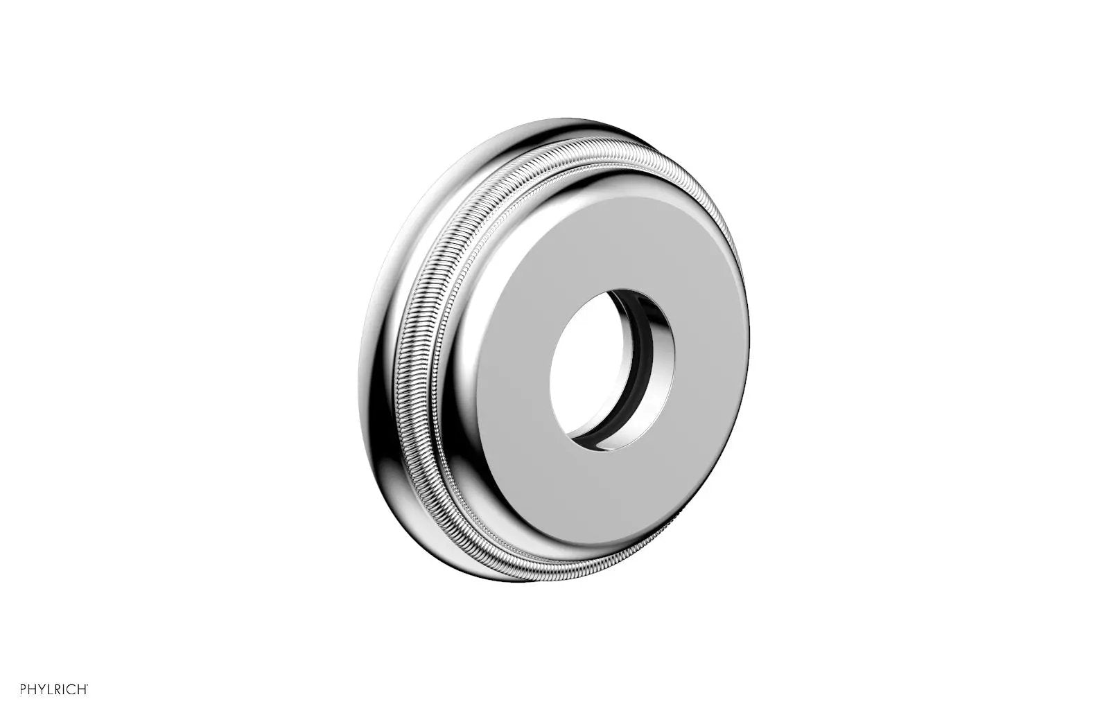 polished chrome flange