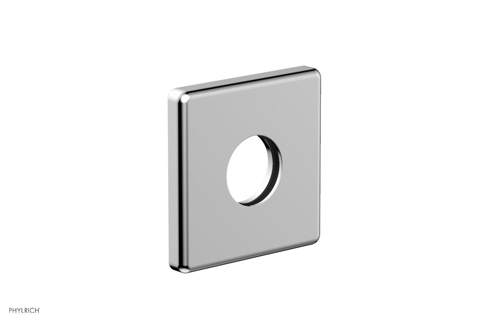 polished chrome stria flange