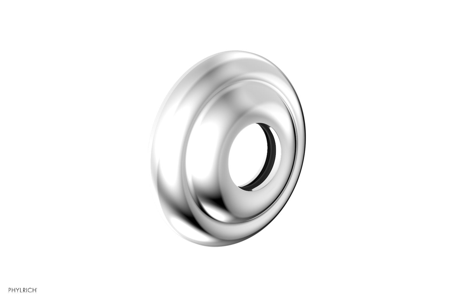 polished chrome flange