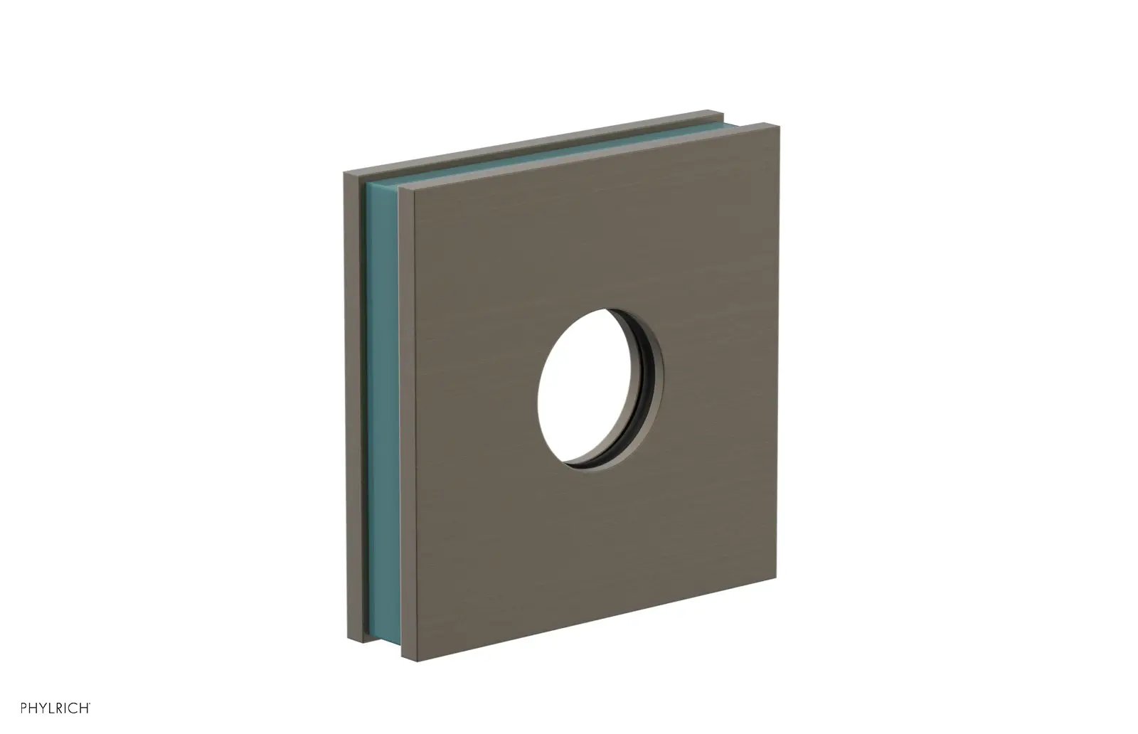 Phylrich JOLIE Square Flange with "Orange" Accent by Phylrich