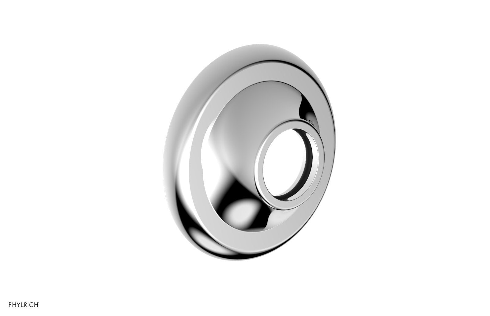 polished chrome flange