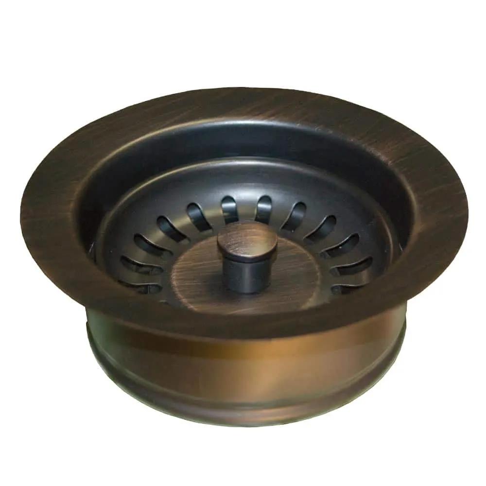 Native Trails 3.5" Kitchen Sink Basket Strainer with Disposer Trim by Native Trails