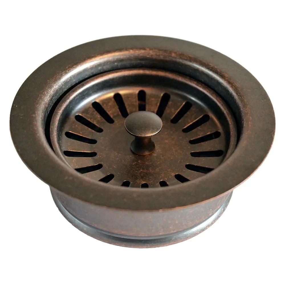 Native Trails 3.5" Kitchen Sink Basket Strainer with Disposer Trim by Native Trails