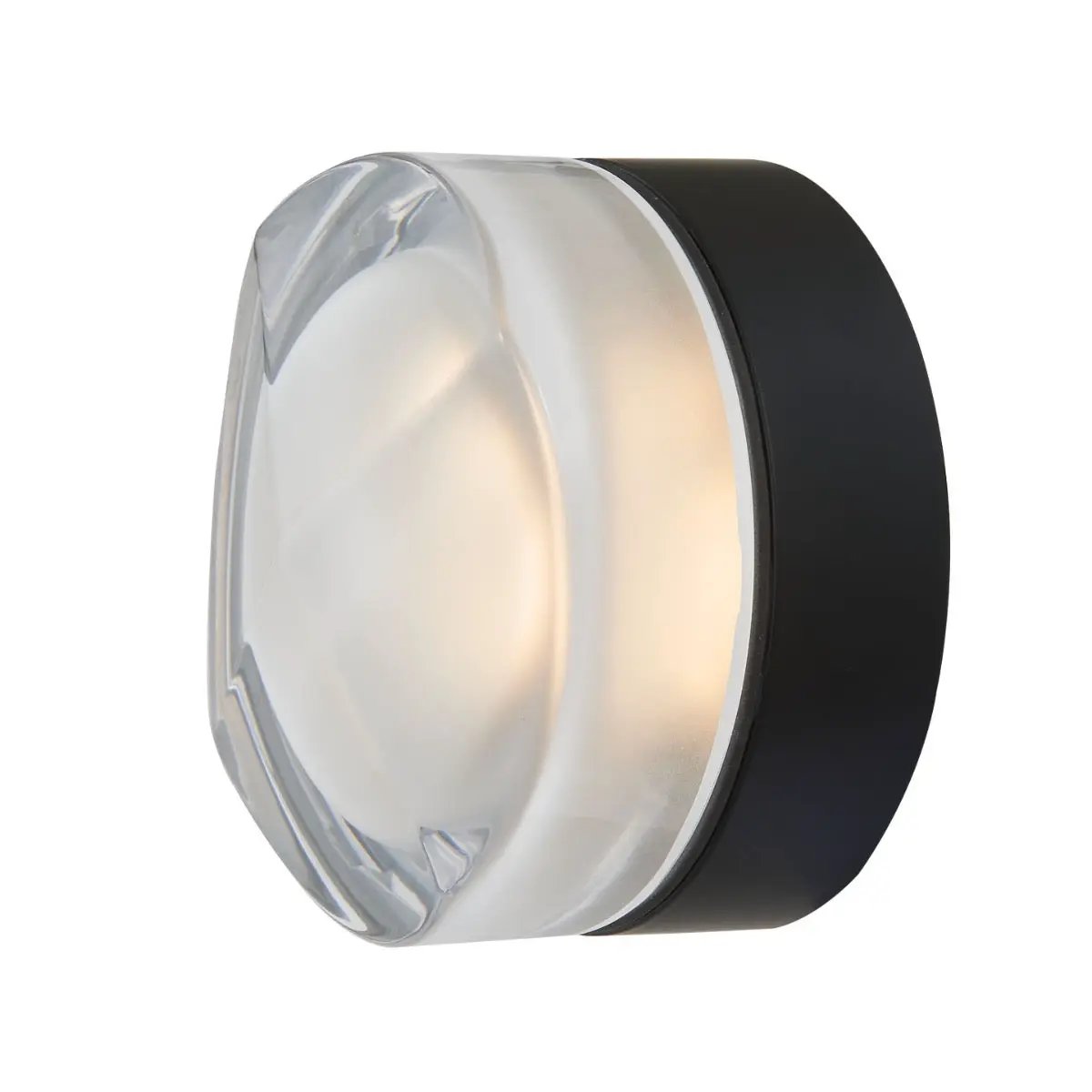 Abra Lighting Elf Wet Location Patterned Glass Wall or Ceiling Fixture by Abra Lighting