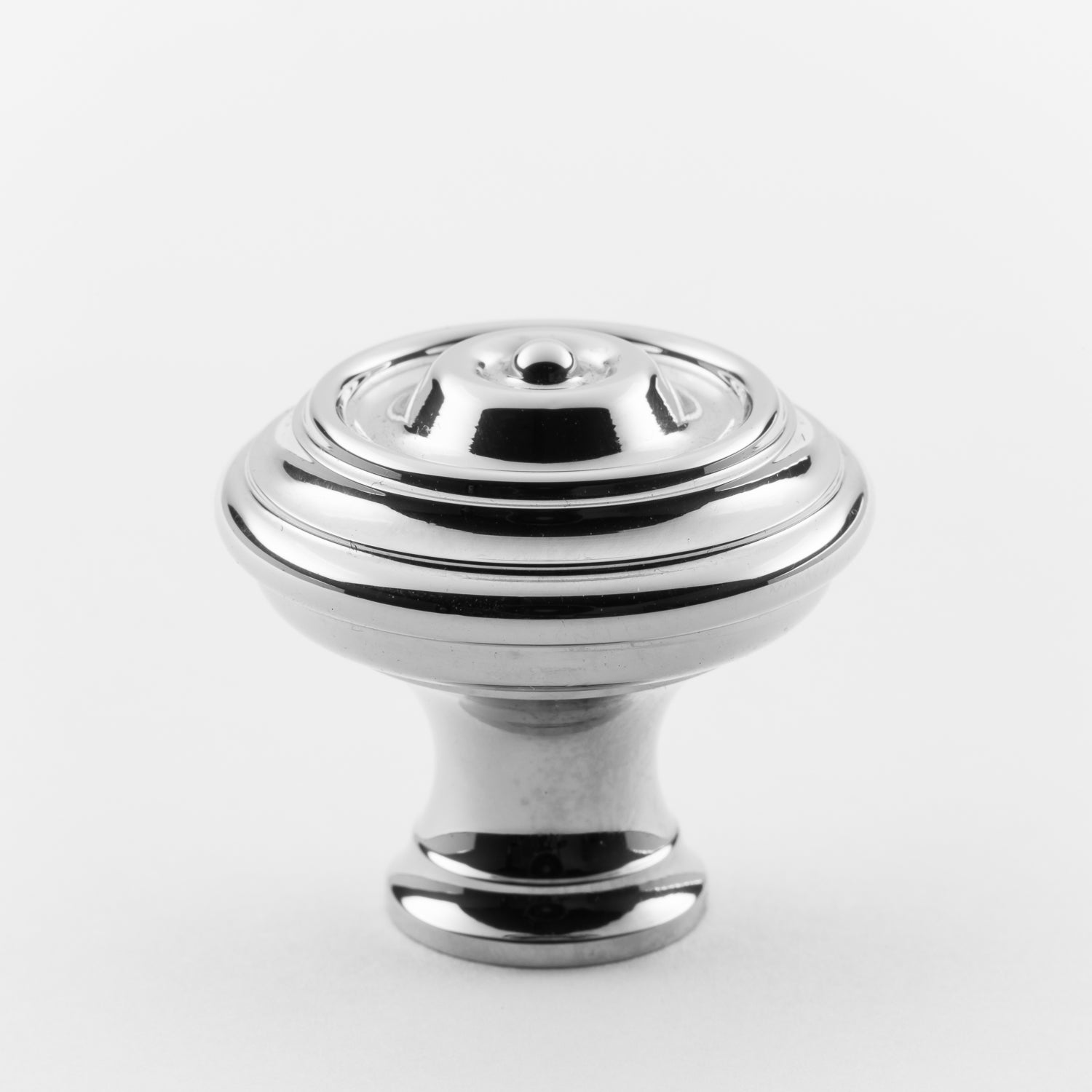 polished chrome knob