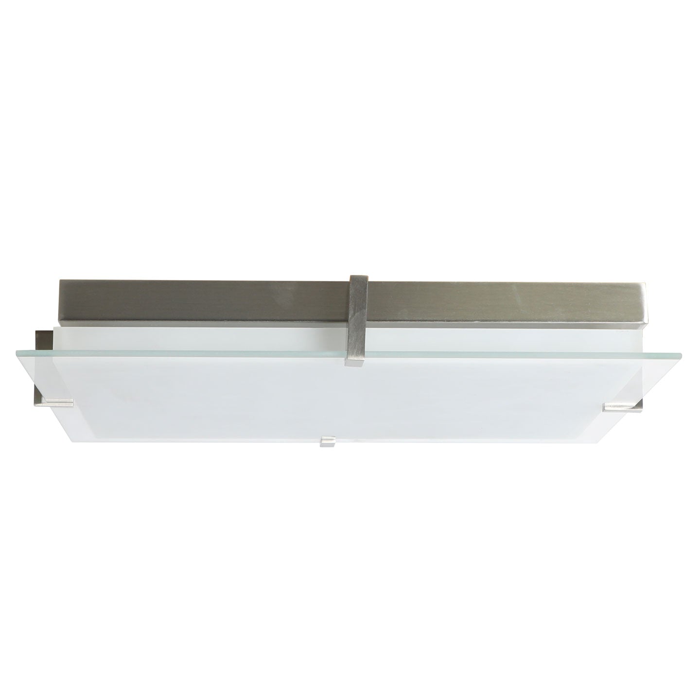 Abra Lighting Matrix Flat Square Glass Low profile Flushmount