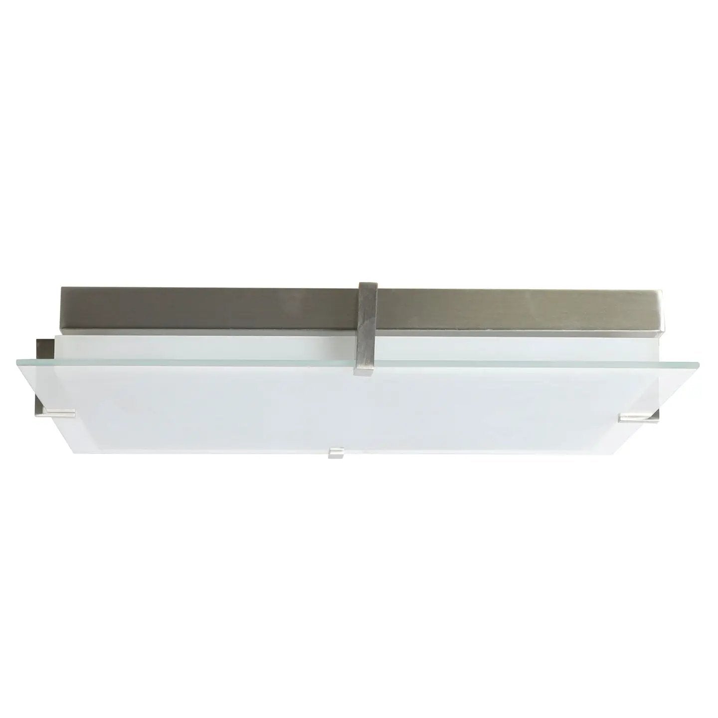 Abra Lighting Matrix Flat Square Glass Low profile Flushmount by Abra Lighting