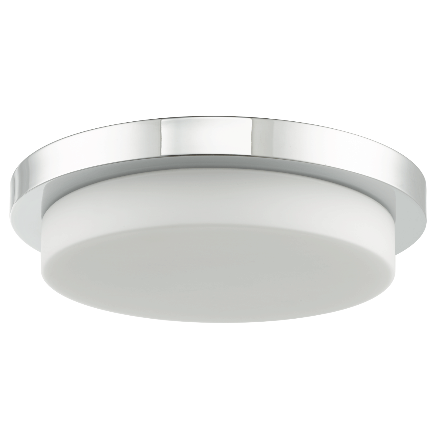 Abra Lighting Step 16" Stepped Opal Glass Flushmount with High Output Dimmable LED by Abra Lighting