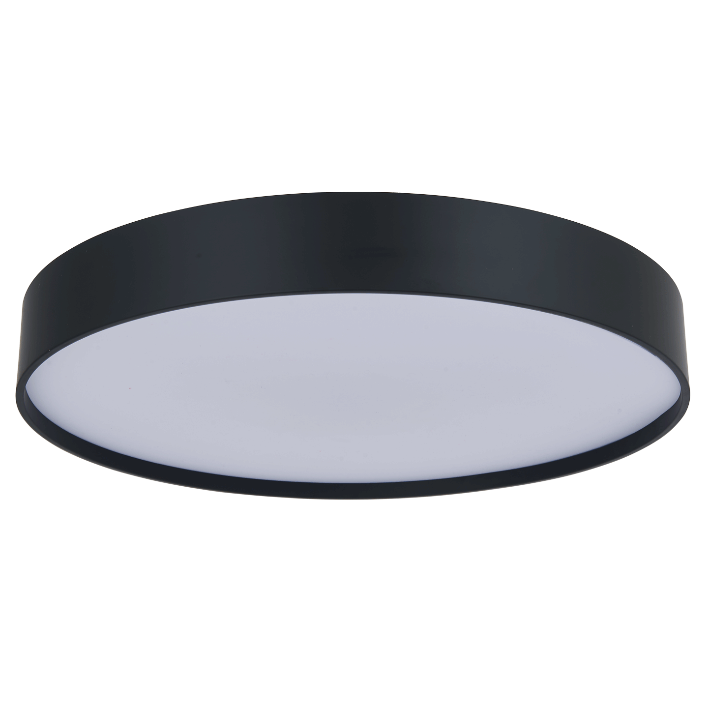 Abra Lighting Snare 17" 3CCT Metal Cylinder and Frosted Glass Flushmount
