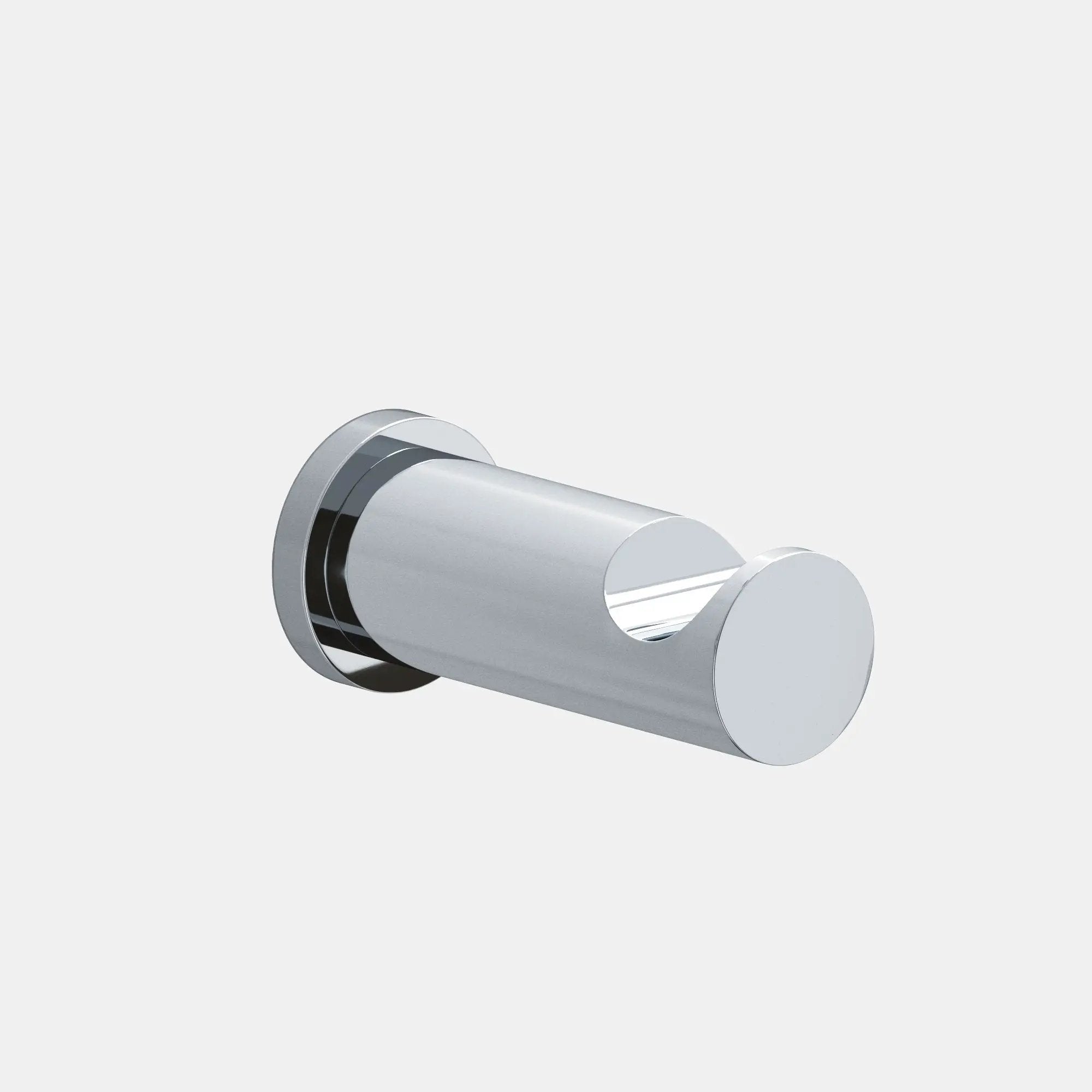 polished chrome robe hook