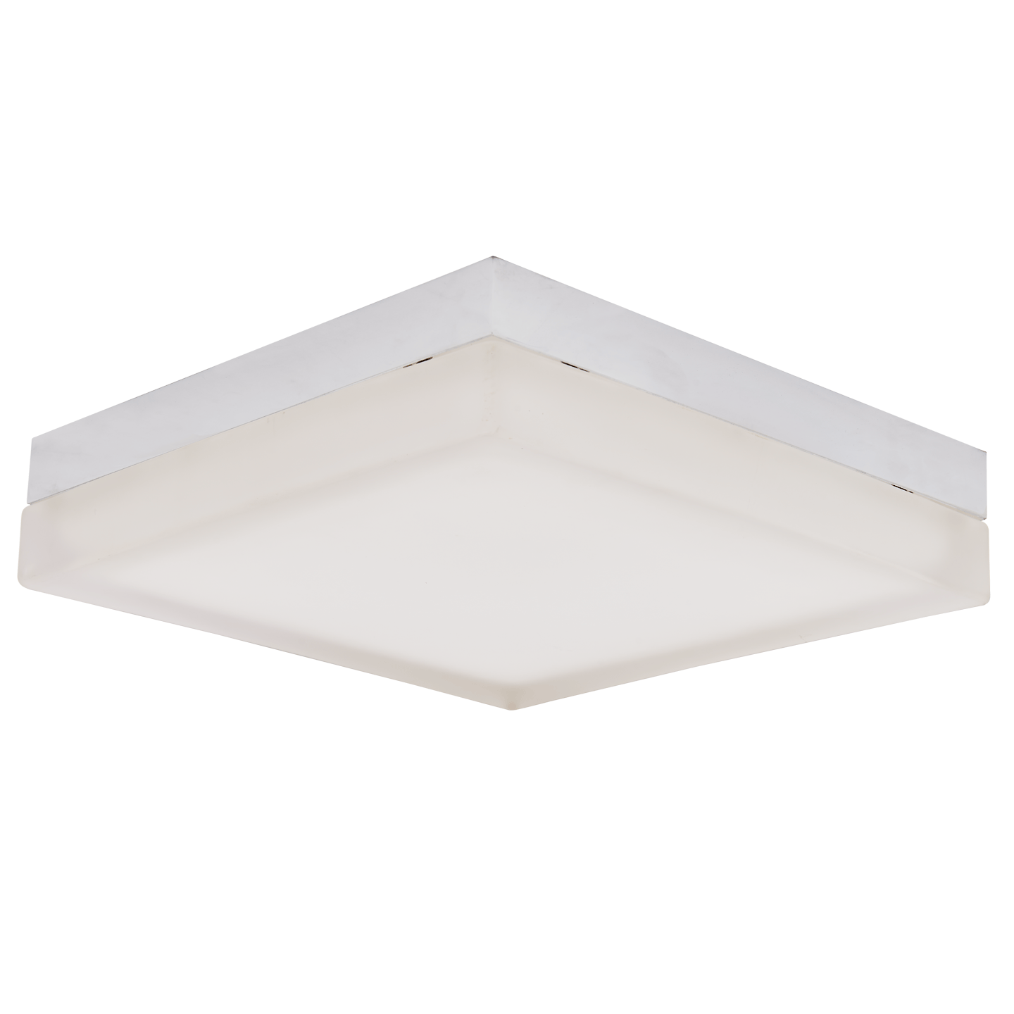 Abra Lighting IceCube 9" Square Moulded Glass Flushmount