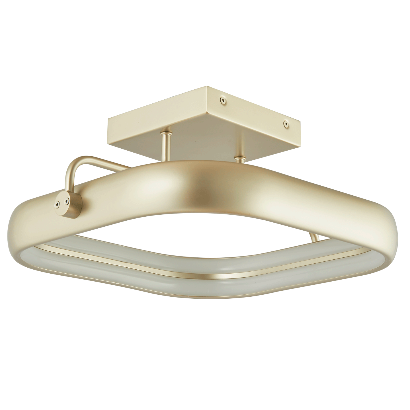 Abra Lighting Rave 14" Dual LED Square Flushmount by Abra Lighting