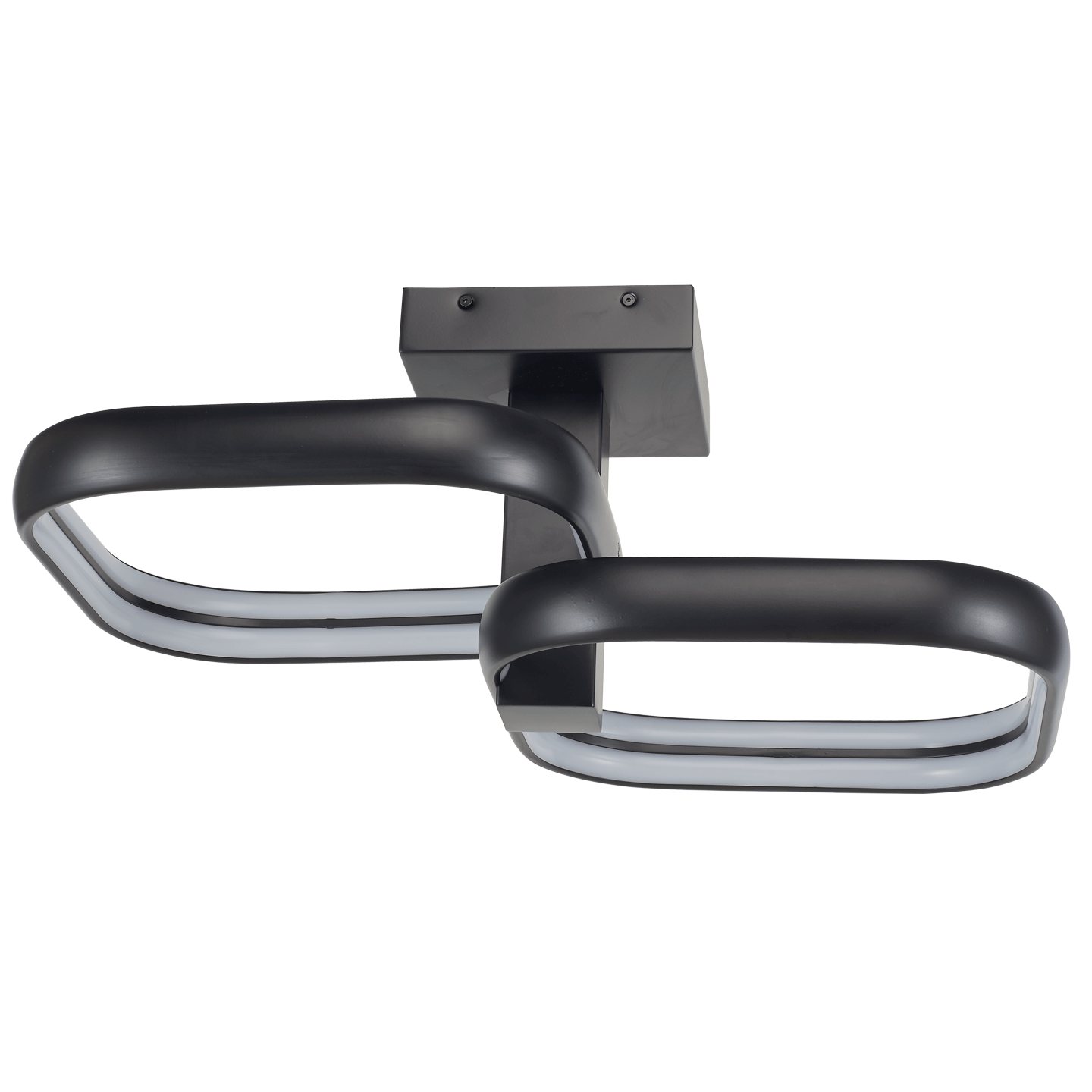 Abra Lighting Rave Dual LED Off-Set Twin Square Semi-Flushmount