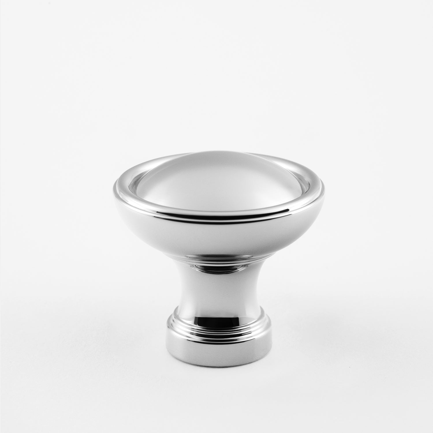 polished chrome knob