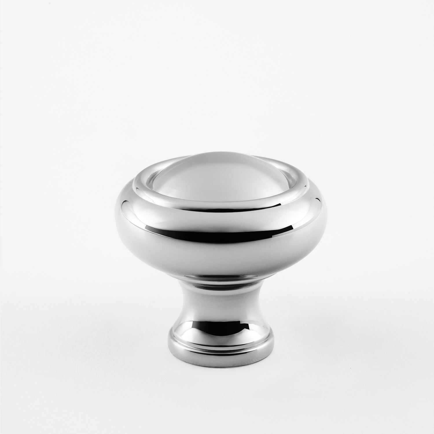 polished chrome knob