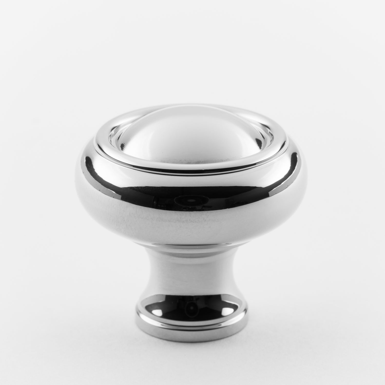 polished chrome knob