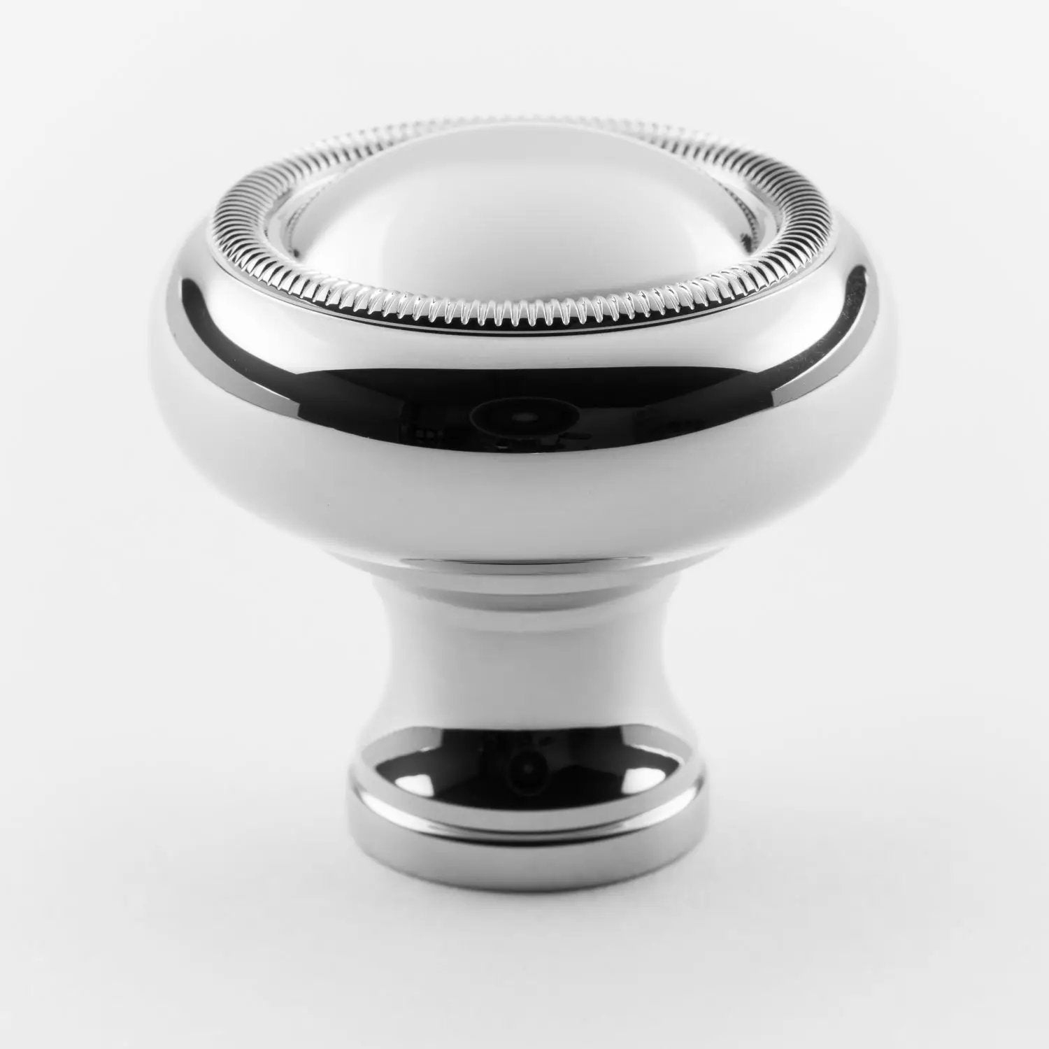 polished chrome knob