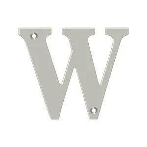 Deltana 4" Residential Letter W by Deltana
