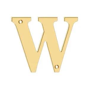 Deltana 4" Residential Letter W by Deltana