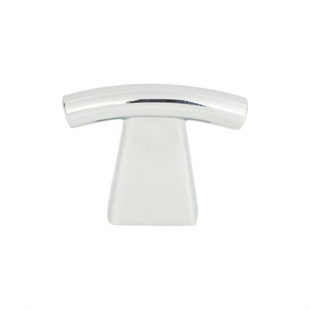 polished chrome knob