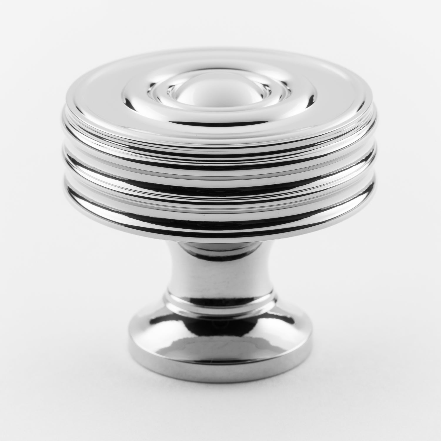 polished chrome knob