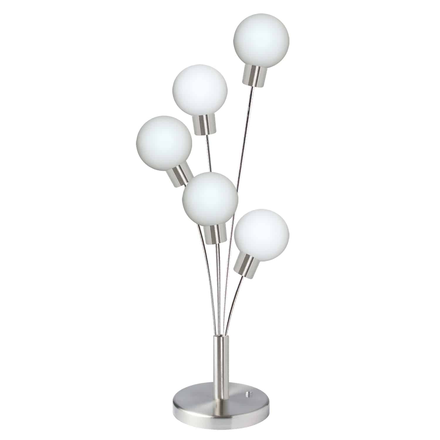 satin chrome floor lamp