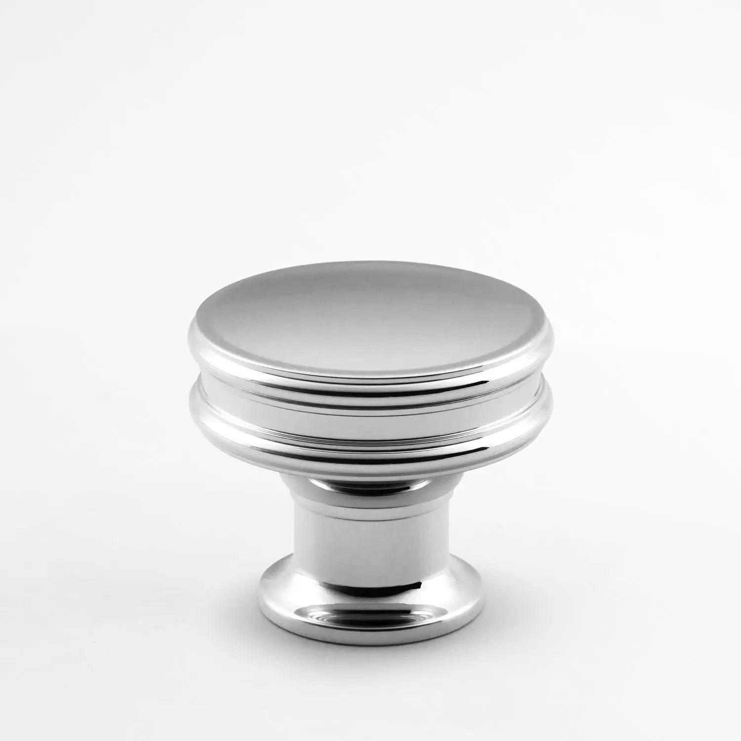polished chrome knob
