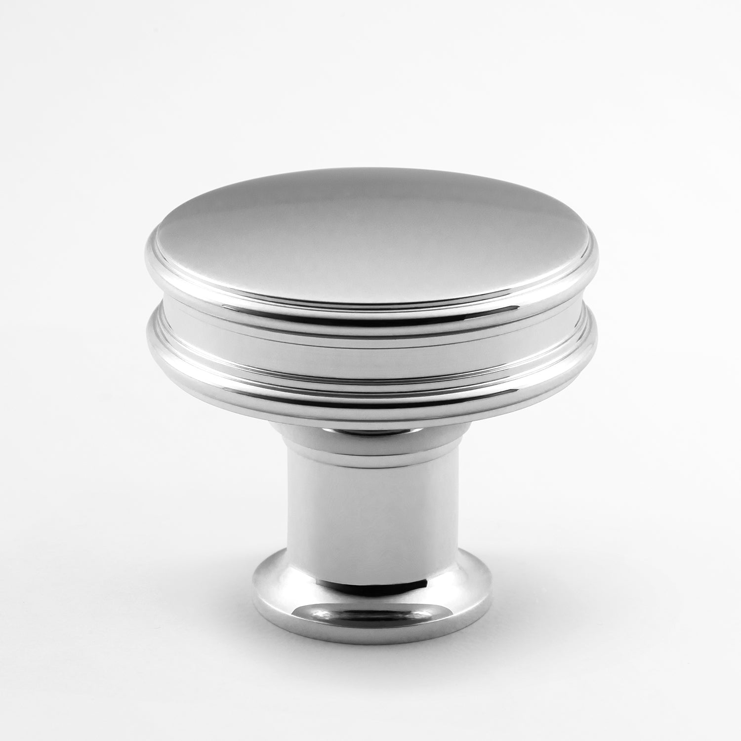polished chrome knob