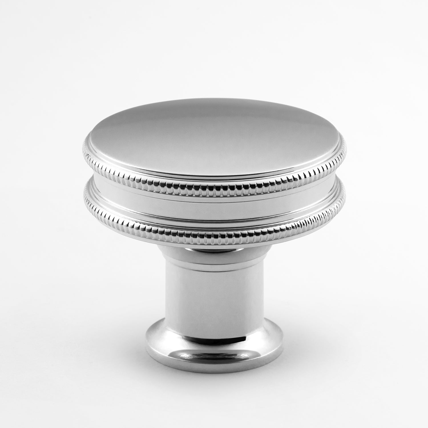 polished chrome knob