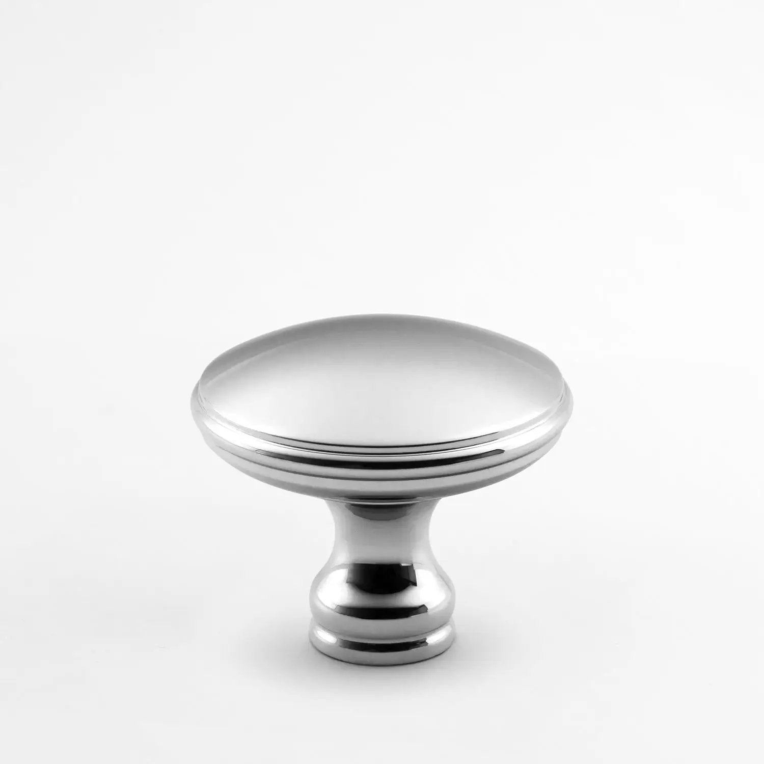 polished chrome knob