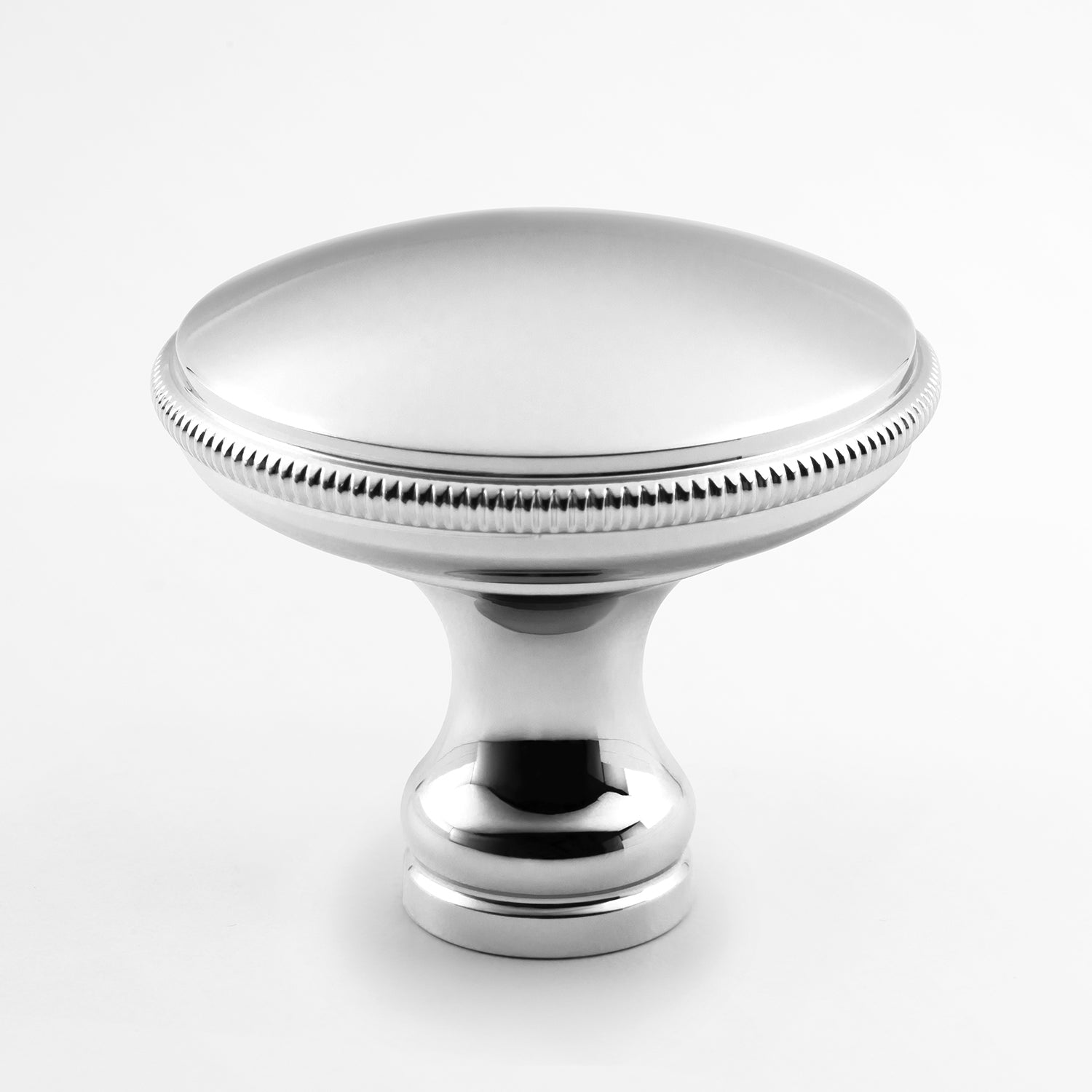 polished chrome knob
