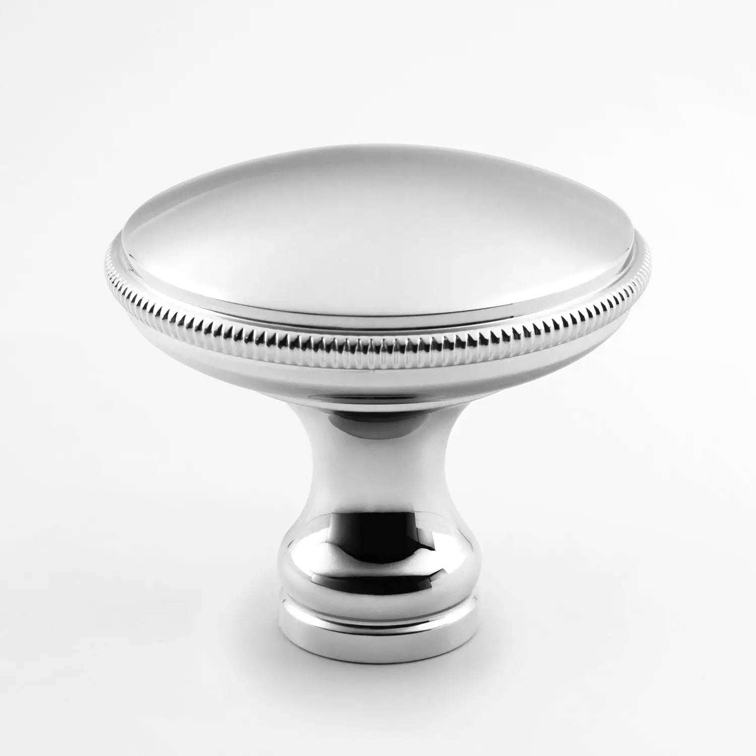 polished chrome knob