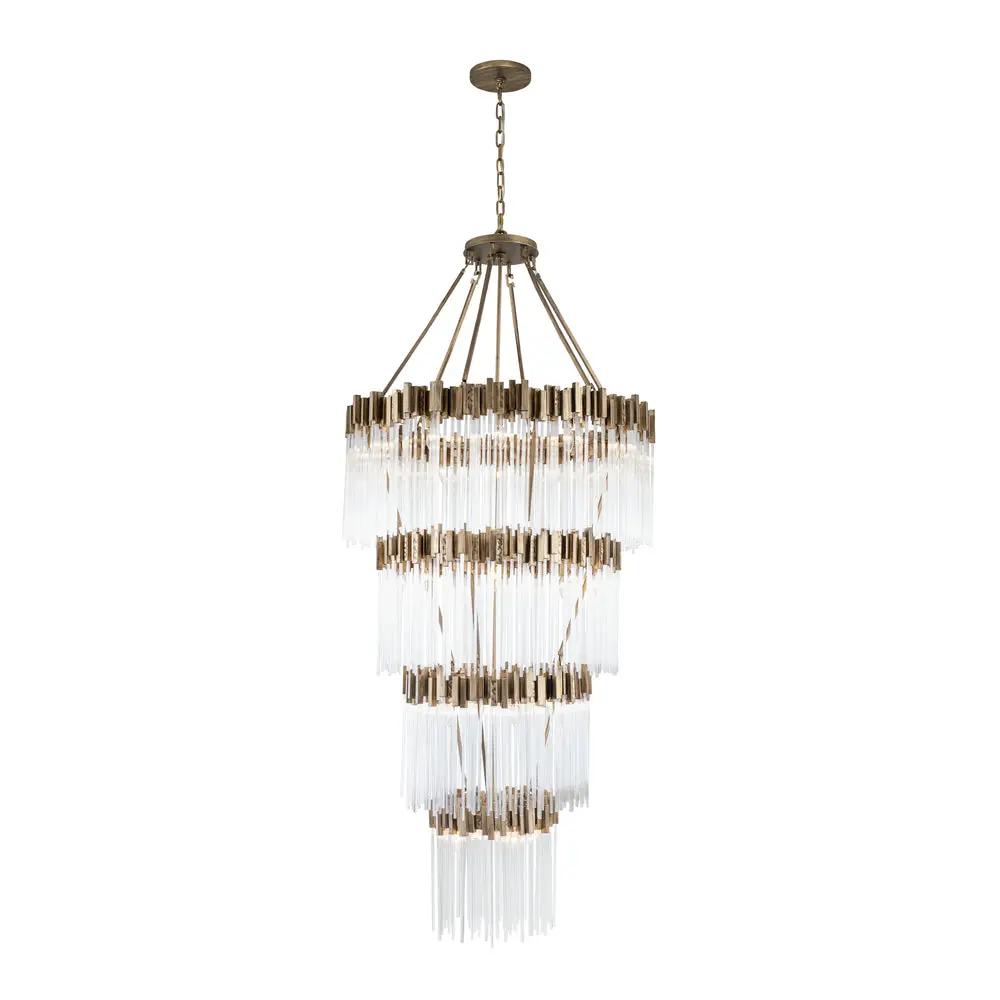 havana gold chandelier