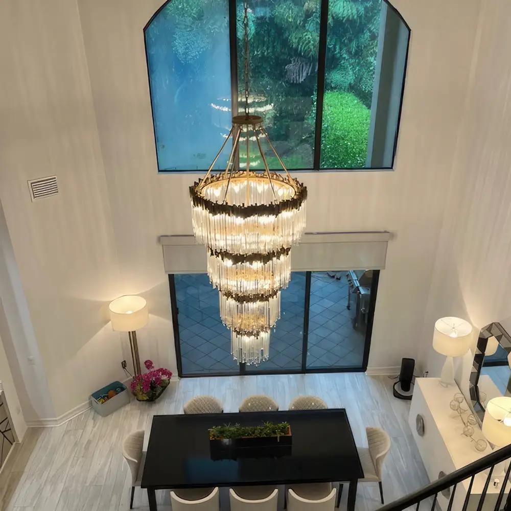 havana gold chandelier