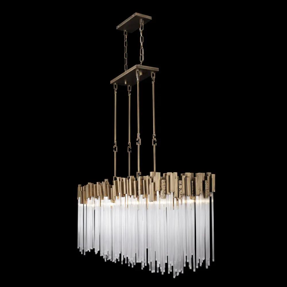havana gold chandelier