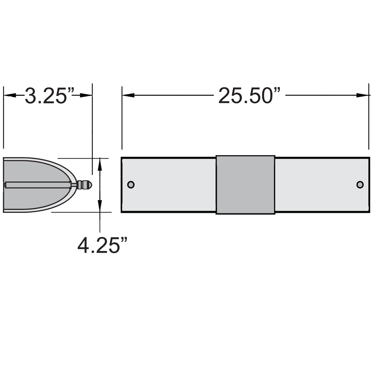 brushed steel led vanity