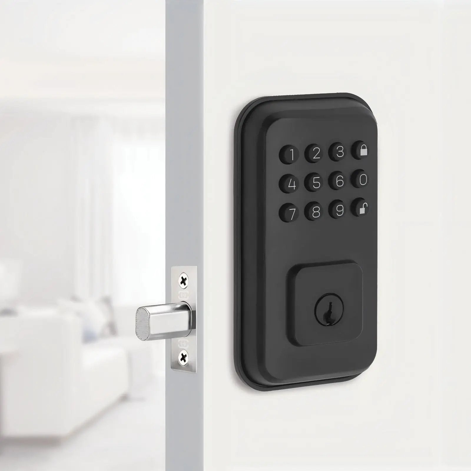 black door knob