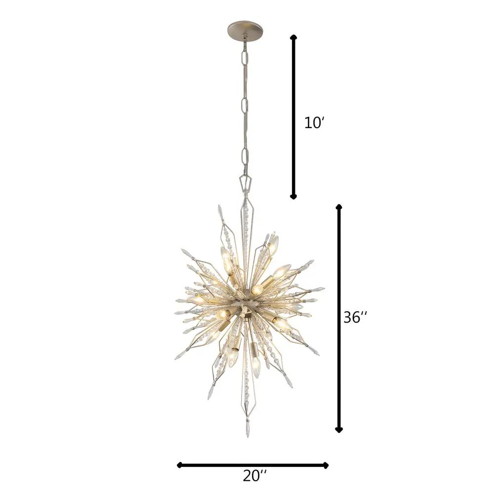 gold dust pendant light