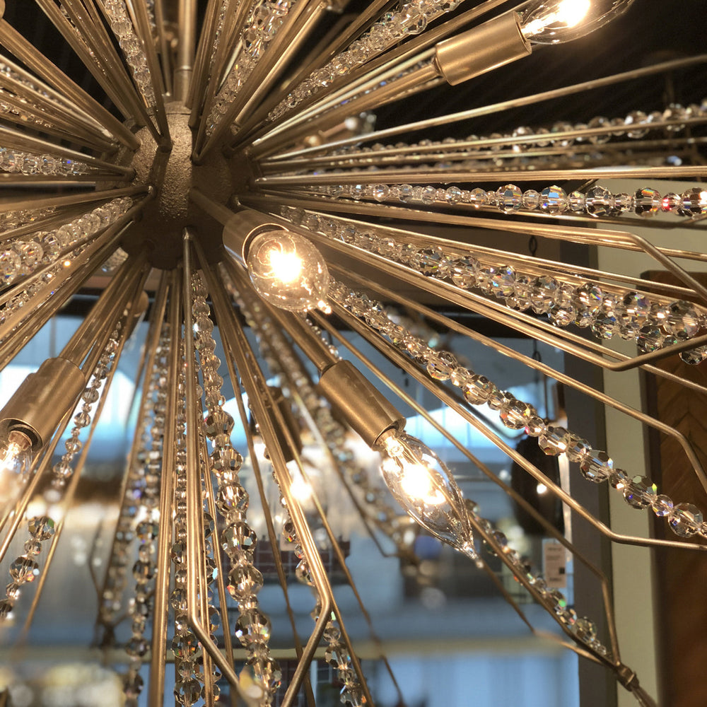 gold dust pendant light