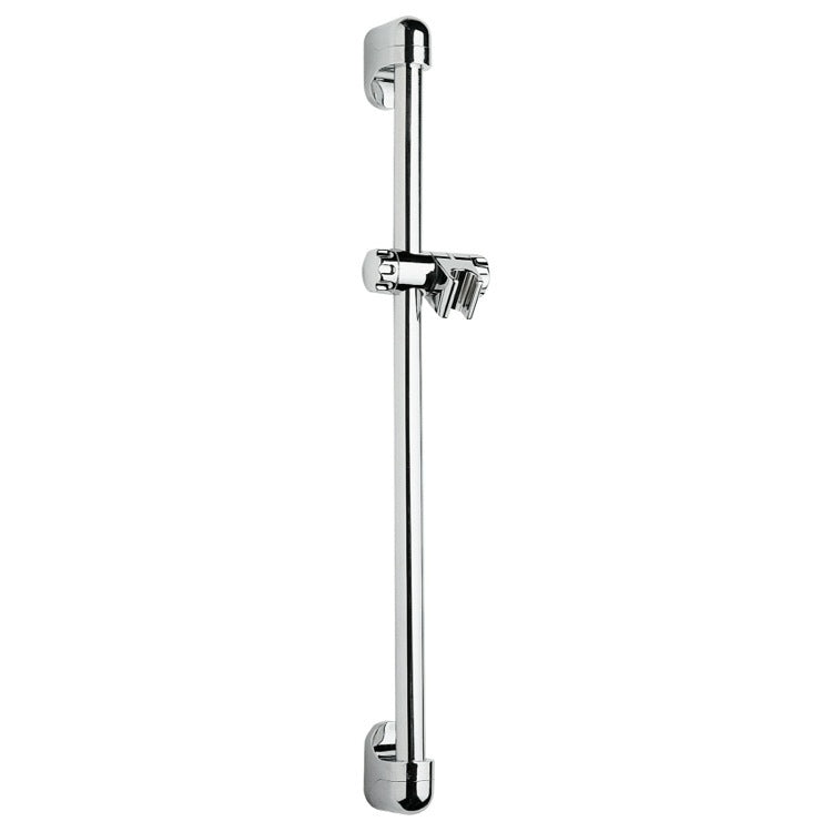 chrome shower rail