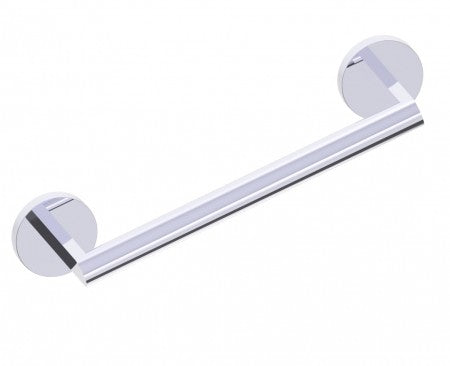 polished chrome towel bar