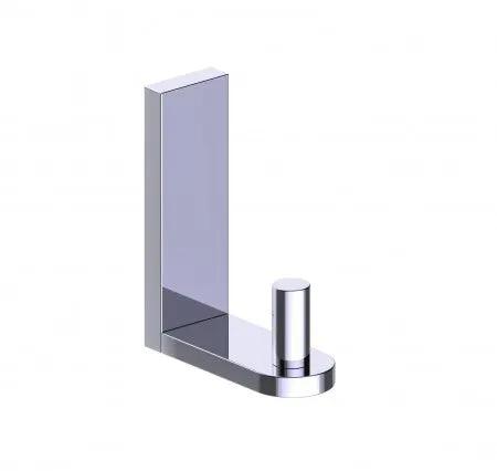 polished chrome coat hook