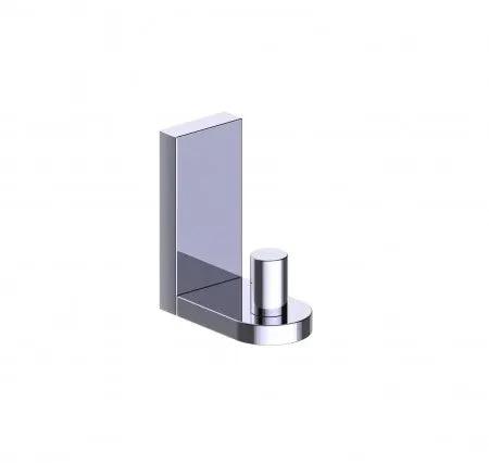 polished chrome small coat hook